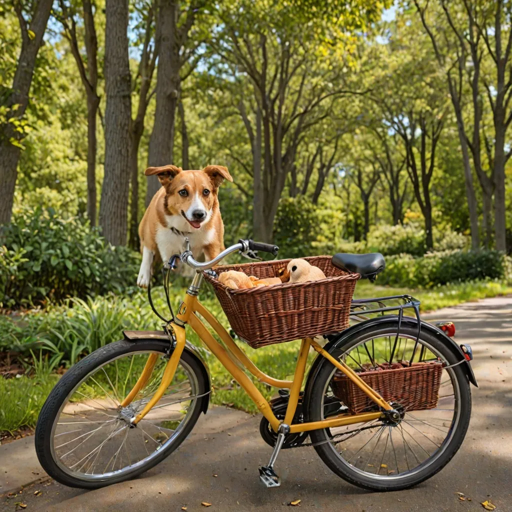 Jak przewozić psa na rowerze?