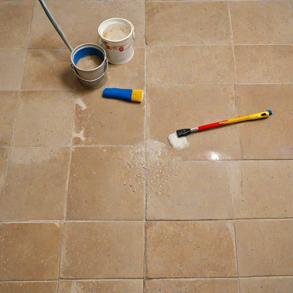 Czym wyczyścić brudne fugi na podłodze?