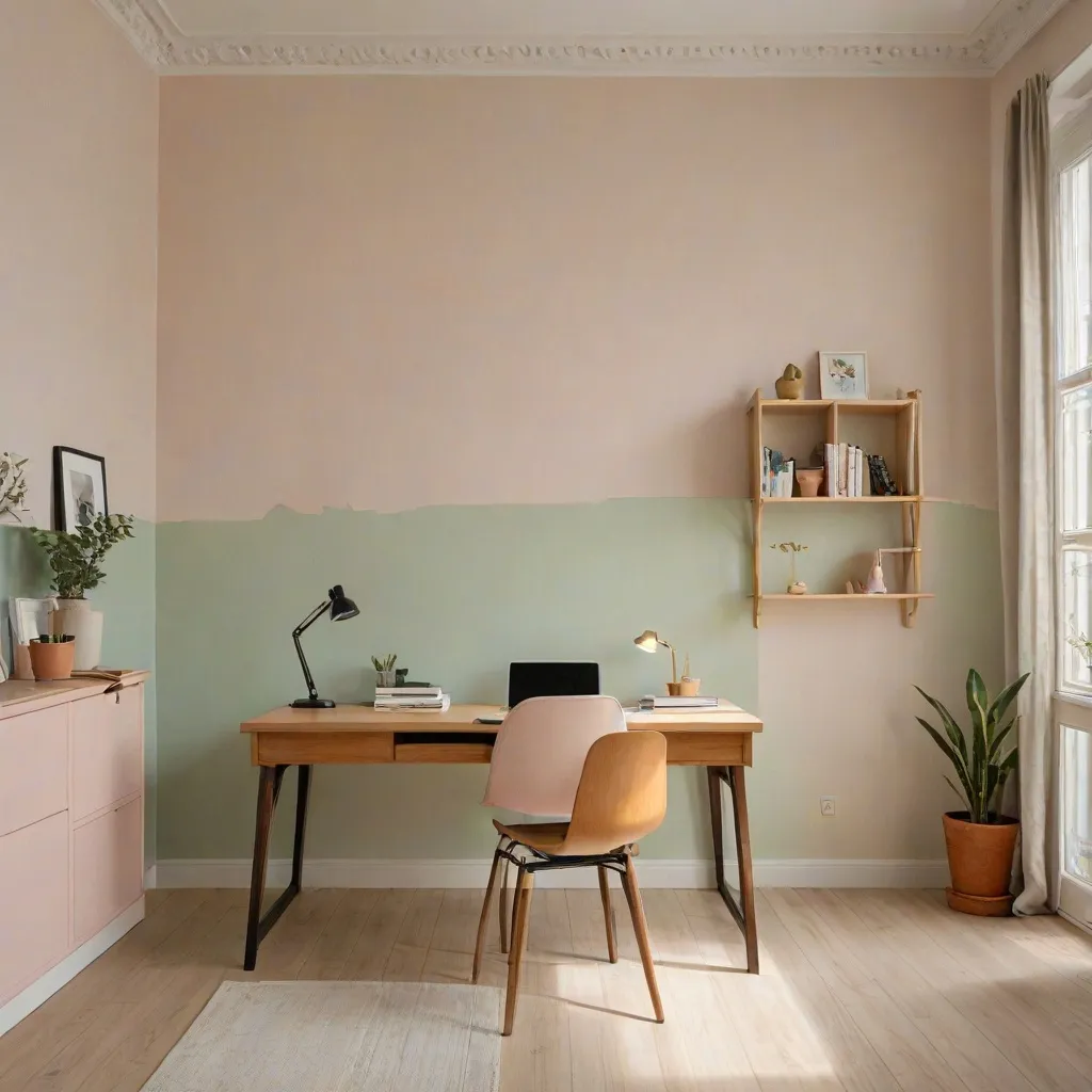 Jak pomalować pokój na dwa kolory?