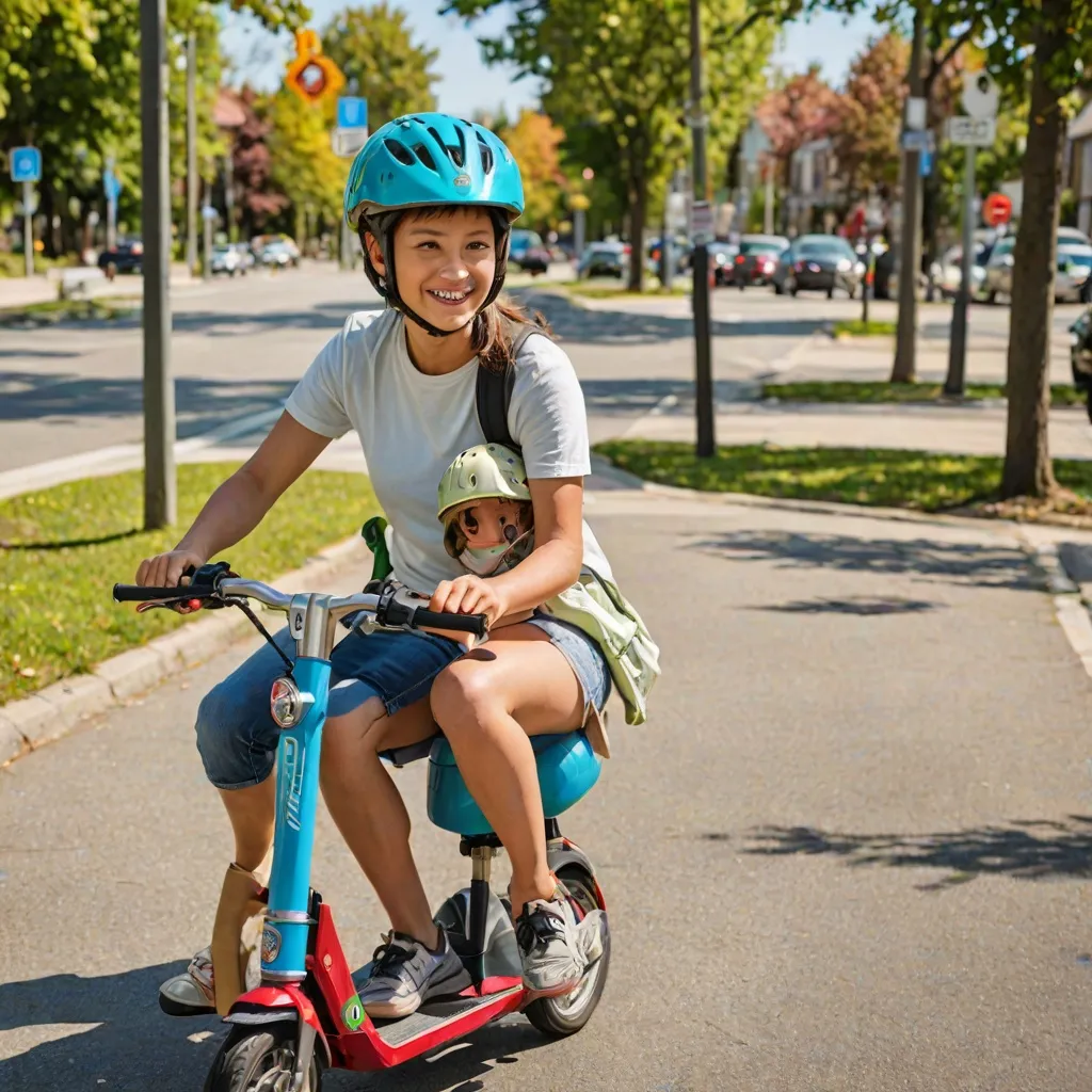 Jak przewozić dziecko na skuterze?