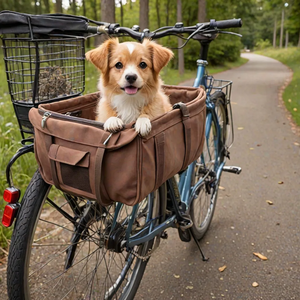 Jak przewozić psa na rowerze?