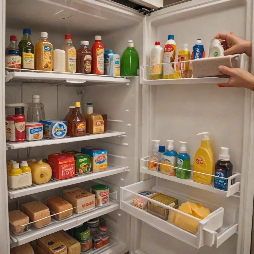 Czym umyć lodówkę w środku?